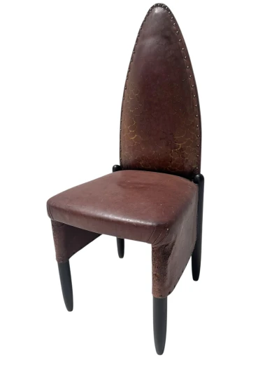 Art Deco Amsterdamse School High-Back Side Chair by Michel de Klerk, 1916